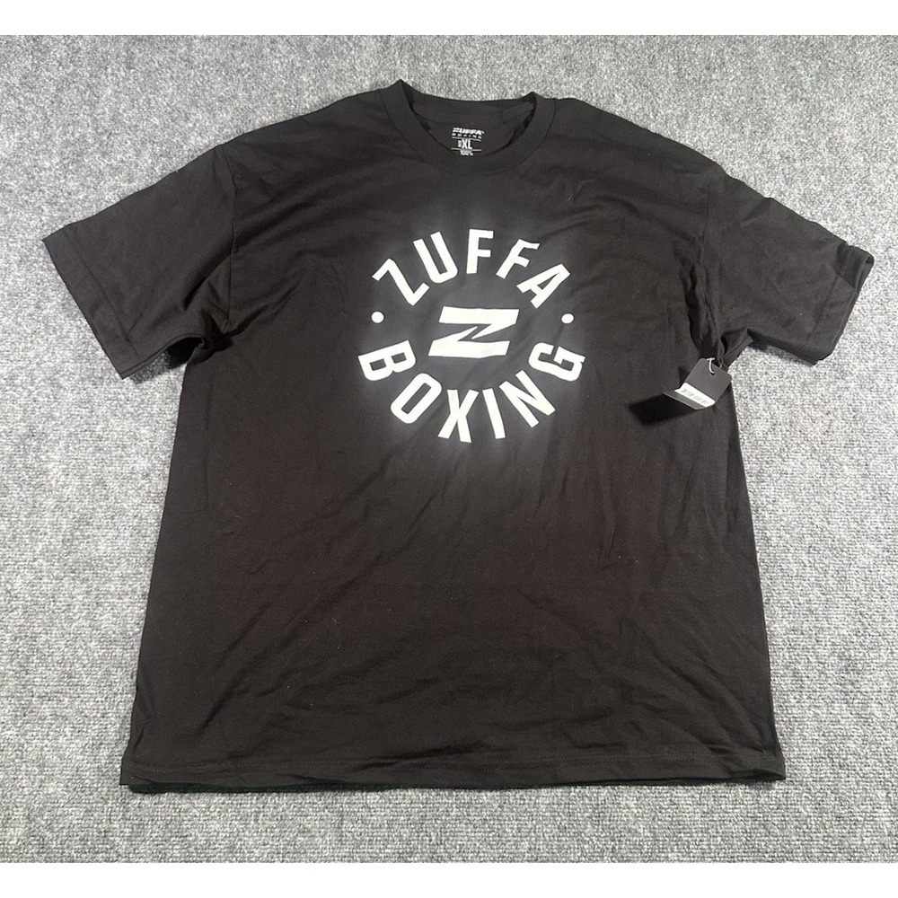 Zuffa Boxing Mens XL Black Short Sleeve T Shirt 100% NEW